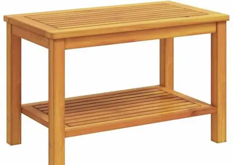 Masă de cafea 70x40x45 cm din lemn masiv de acacia - 2/5