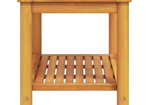 Masă de cafea 70x40x45 cm din lemn masiv de acacia - 5/5