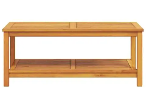 Masă de cafea 110x55x45 cm din lemn masiv de acacia - 4/5