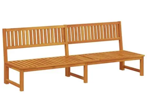 Șezlong 3 în 1 Funcție Lemn Solid de Acacia - 4/5