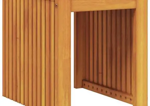 Masă laterală de grădină 43x36x40 cm din lemn masiv de tec - 2/5