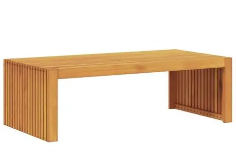 Masă de Cafea pentru Grădină 110x55x35 cm Lemn Solid Acacia - 2/5