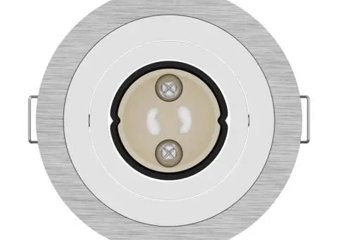 Spoturi încastrate 12 buc Rotund GU10 Argintiu Ø91 mm - 5/5