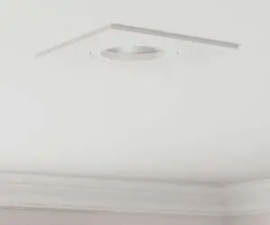 vidaXL Spoturi încastrate 6 buc pătrat GU10 alb 91x91 mm