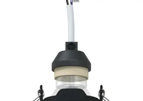 Lămpi încastrate 6 buc Round GU10 Negru Ø90 mm Oțel - 3/5