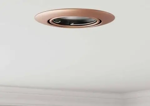 Spoturi încastrate 24 buc Rotunde GU10 Cupru Ø90 mm Oțel - 1/5