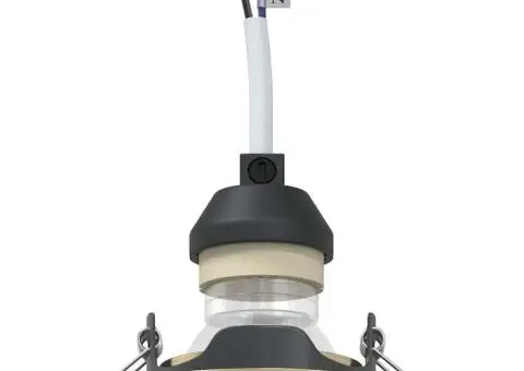 Spoturi încastrate 6 buc Round GU10 Alamă Ø90 mm Oțel - 3/5