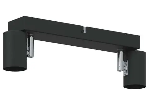 Spotlight pentru Tavan Reglașibil pe Două Direcții Negru E27 - 4/5