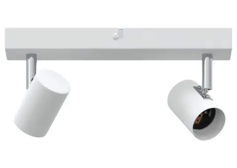 Spotlight de Plafon Reglabil pe Două Direcții Alb E27 - 2/5