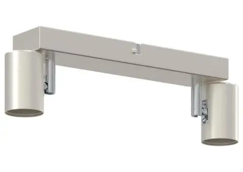 Spot de Plafon 2 Direcții Reglabile Nichel Periat E27 - 4/5