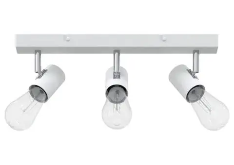 Spot pentru plafon 3 poziții reglabil alb E27 - 3/5