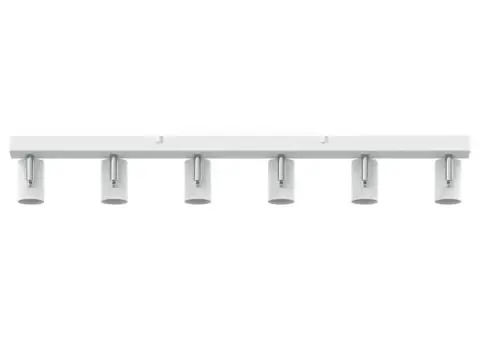 Spotlight de tavan 6 moduri reglabile alb E27 - 5/5