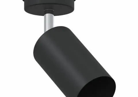 Reflector de Plafon 1 Cale Reglabil Negru GU10 - 2/5