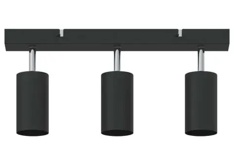 Spot de plafon cu 3 căi ajustabile negru GU10 - 5/5