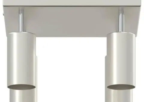 Spot de Plafon 4 Direcții Regulator Nichel Periat GU10 - 5/5