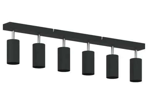 Spotlight de Tavan cu 6 Brațe Regabile Negru GU10 - 4/5