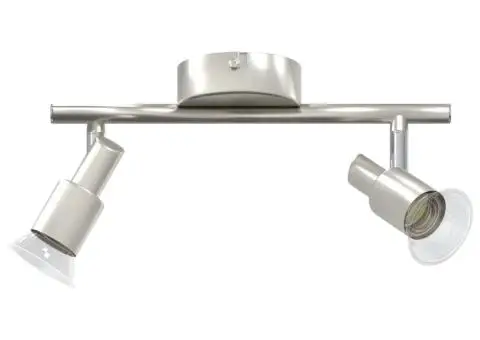 Spot de Plafon 2 Căi Ajustabil Nichel Periat GU10 - 3/5