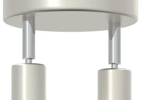 Spotlight de Plafon 2 Direcții Reglabil Nichel Periat GU10 - 4/5