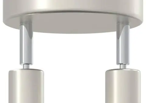 Spotlight de Plafon 2 Direcții Reglabil Nichel Periat GU10 - 5/5