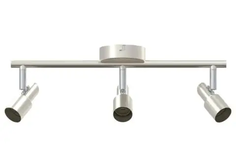 Spotlight Tavan 3 Direcții Ajustabil Nichel Periat GU10 - 2/5