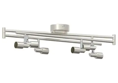 Spotlight de Plafon 6 Cotiere Reglabile Nichel Periat GU10 - 5/5