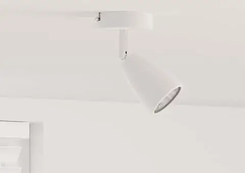 Spot tavan 1 Way Adjustable White GU10 - 1/5