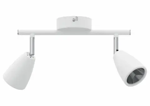 Spot de plafon cu ajustare pe două direcții alb GU10 - 3/5