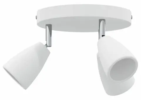 Spotlight de Plafon cu 3 Moduri Reglabile Alb GU10 - 2/5