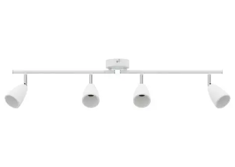 Spot de Plafon cu 4 căi reglabil alb GU10 - 2/5