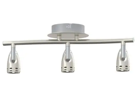 Spot de plafon cu 3 direcții ajustabile din nichel mat GU10 - 5/5