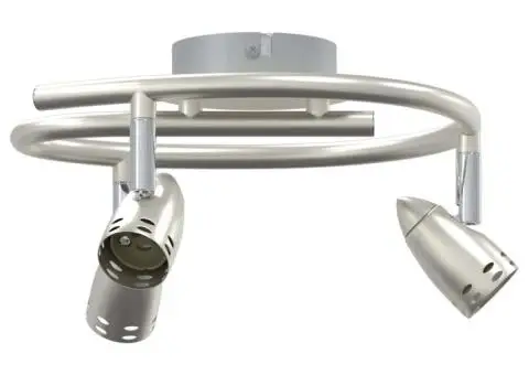 Spot pentru Plafon 3 Moduri Reglabile Nichel Mat GU10 - 2/5