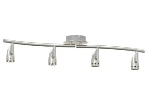 Spot de Plafon 4 Direcții Regleable Nichel Mat GU10 - 4/5