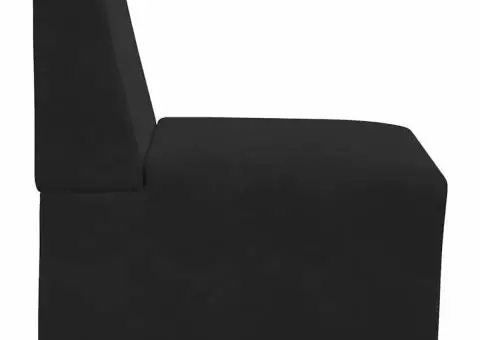 Fotoliu Negru 55 x 74 x 82 cm Catifea - 5/5