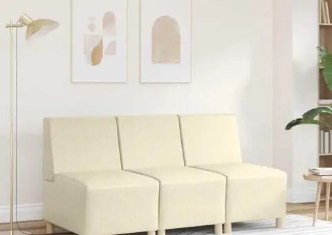 Fotoliu Crem 55 x 74 x 82 cm Piele artificială - 3/5