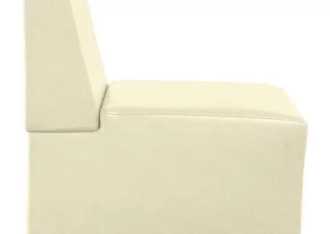 Fotoliu Crem 55 x 74 x 82 cm Piele artificială - 5/5