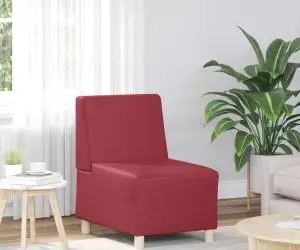 vidaXL Fotoliu bordo 55 x 74 x 82 cm Piele artificială