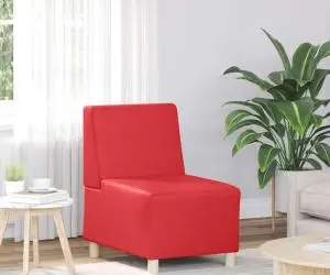vidaXL Fotoliu Roșu 55 x 74 x 82 cm Piele artificială