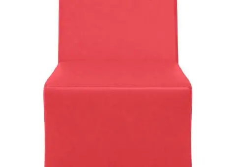 Fotoliu Roșu 55 x 74 x 82 cm Piele artificială - 4/5