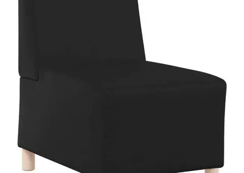 Fotoliu Negru 55 x 74 x 82 cm Piele artificială - 2/5