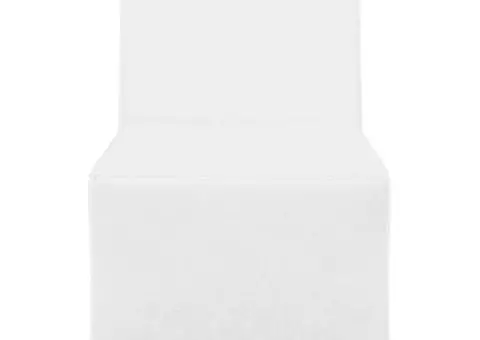 Fotoliu Alb 55 x 74 x 82 cm Piele artificială - 4/5