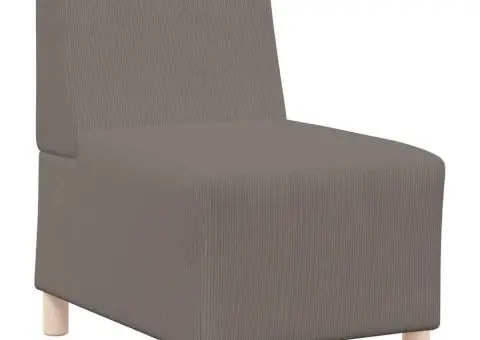 Fotoliu Gri deschis 55 x 74 x 82 cm Țesătură de catifea - 2/5