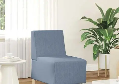 Fotoliu albastru 55 x 74 x 82 cm Țesătură de catifea - 1/5