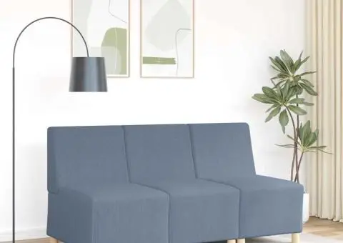 Fotoliu albastru 55 x 74 x 82 cm Țesătură de catifea - 3/5