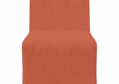 Fotoliu Portocaliu 55 x 74 x 82 cm Țesătură de catifea - 4/5