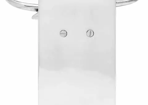 Suporturi cărți 2 buc., argintiu, 17x15x27 cm, aluminiu, taur - 3/5