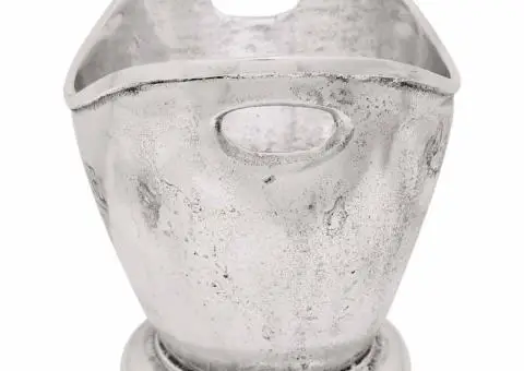 Vas de gheață, argintiu, 36x25x26 cm, aluminiu - 3/5