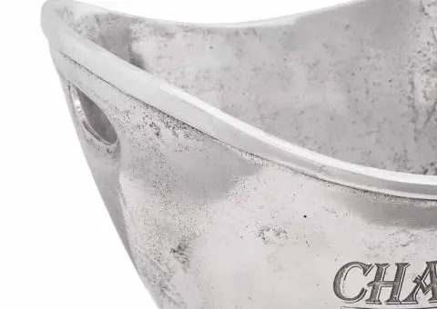 Vas de gheață, argintiu, 36x25x26 cm, aluminiu - 5/5