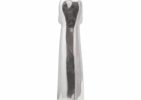 Sculptură, argintiu, 10x16x49 cm, aluminiu - 4/5