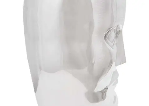 Scaun, argintiu, 33x33x45 cm, aluminium - 4/5