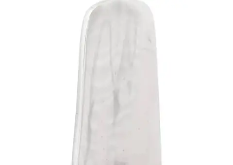 Sculptură jumătate de elice, argintiu, 26x26x110 cm, aluminiu - 4/5